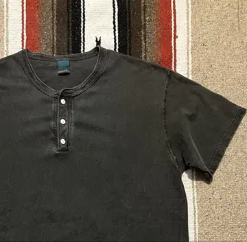 GOOD ON 헨리넥 티셔츠 Large 블랙