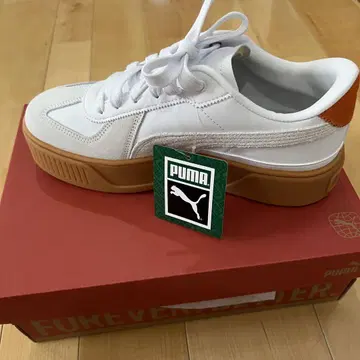 PUMA 스니커즈 화이트/오렌지 카르멘 T2