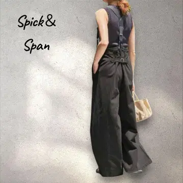 [새상품급] Spick and Span 24ss 서스펜더 워커 팬츠