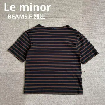 Le minor BEAMS F 별주 보더 티셔츠 반팔 2