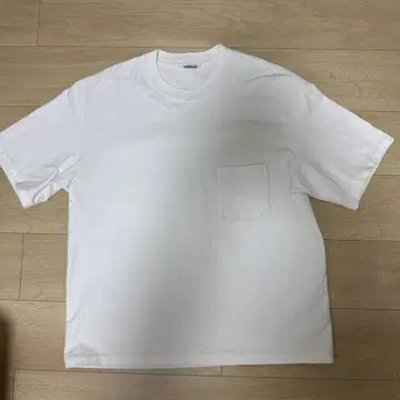 AURALEE 23SS STAND-UP TEE 4 화이트