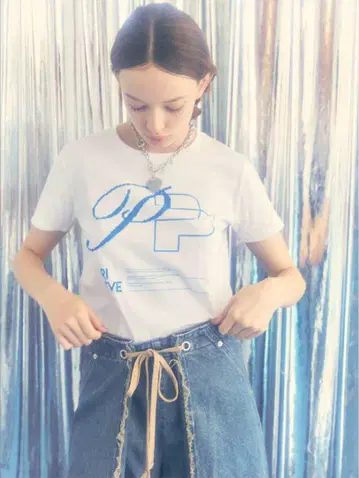PRIVEVE THE PP LOGO PRINT T-SHIRT