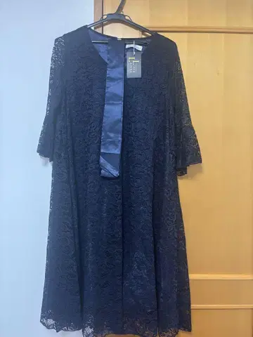 SLACE LADIES 네이비 레이스 드레스 S 사이즈