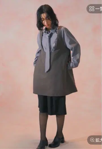 LEPSIM 스웨이드 캐미 튜닉