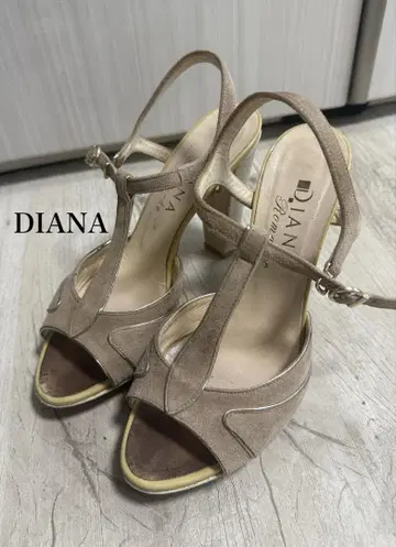 DIANA 베이지 스웨이드풍 펌프스