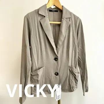 새상품 VICKY 비키 캐주얼 자켓 그레이지