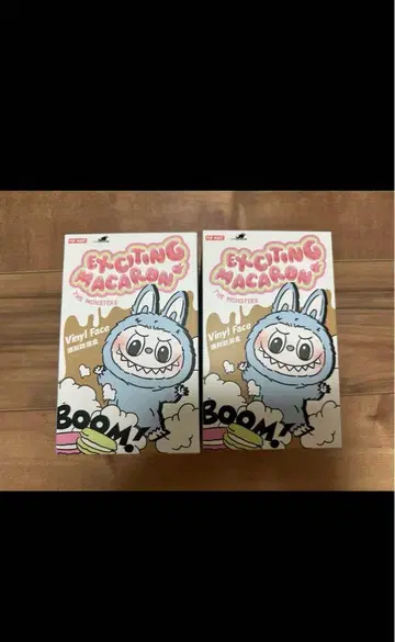 POPMART LABUBU THE MONSTERS 마카롱 봉제 인형 2개