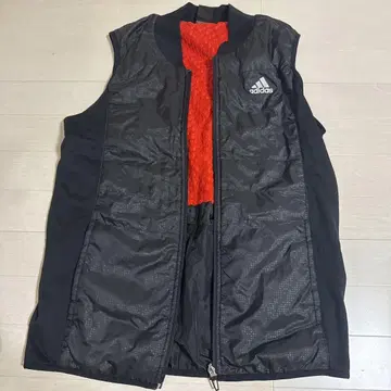 adidas 남성용 베스트 M 블랙/레드