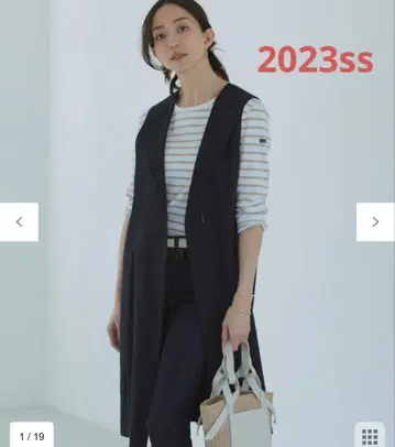 23구 2023ss 린넨 레이온 스트레치 롱베스트