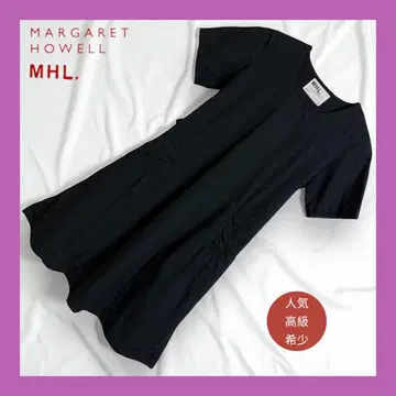[ MHL. ] 새상품급 MHL 마가렛호웰 원피스 네이비 계열