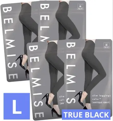 새상품 [Belmise] [벨미스 공식] 슬림 레깅스 4매입 L 사이즈