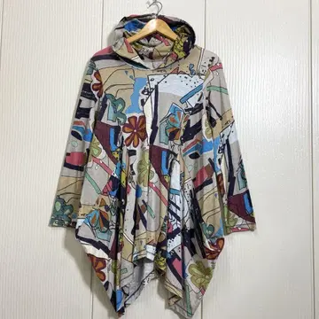 센소유니코 Cube-Cube 롱 후드티 튜닉 원피스