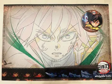 귀멸의 칼날 ufotable cafe 무한성편 런천매트 토미오카 기유