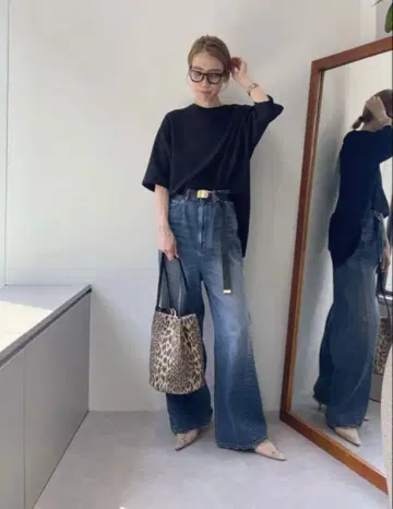 윔 가젯 레오파드 토트