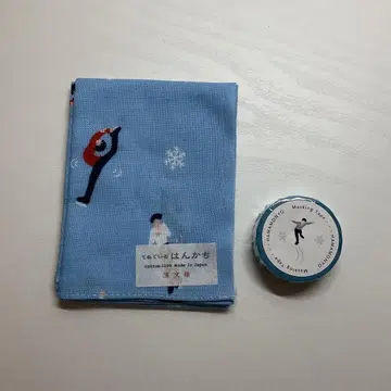 하마몬요 피겨 스케이트 손수건 마스킹 테이프