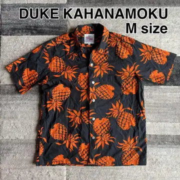 DUKE KAHANAMOKU 듀크 카하나모쿠 파인애플 알로하 셔츠 M