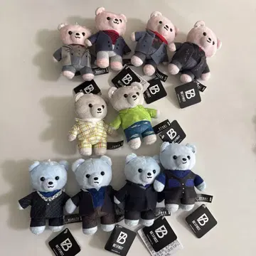 BE:FIRST BMSG 비퍼스트 곰 봉제 인형 마스코트 세트