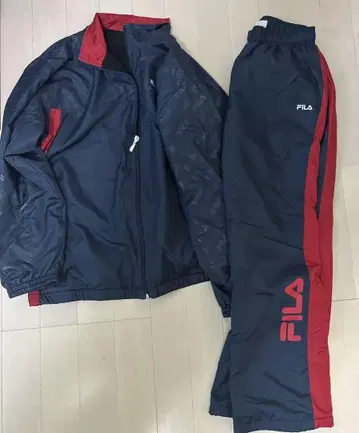 FILA 휠라 저지 상하의 세트 여성용 M 사이즈 속기모 겨울용