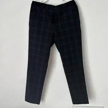 ZARA 다크 체크 슬림핏 슬랙스