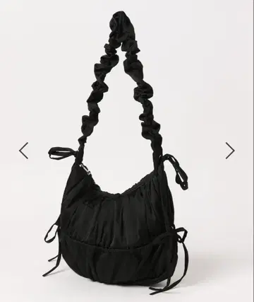 Hether 셔링 숄더 BAG 블랙