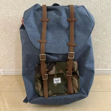 Herschel 데님 블루 백팩
