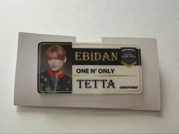 EBiDAN ONE N' ONLY TETTA 아크릴 네임 배지 2025