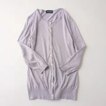 JOHN SMEDLEY 씨 아일랜드 코튼 니트 가디건 S 더스티 컬러