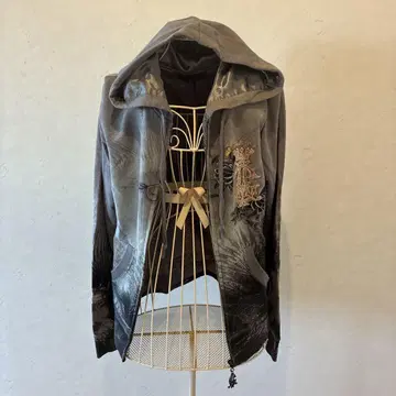 CHRISTIAN AUDIGIER 꽃무늬 후드티
