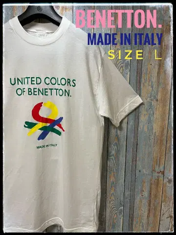 베네통 유나이티드 컬러즈 티셔츠 SIZE L