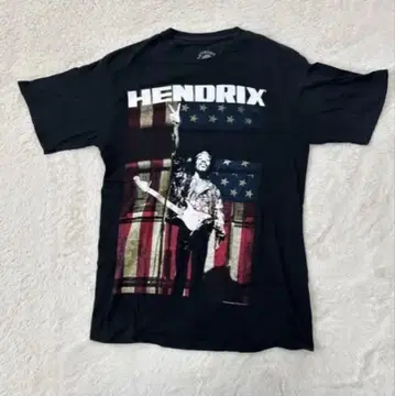 Authentic HENDRIX 지미 헨드릭스 티셔츠 미국 국기