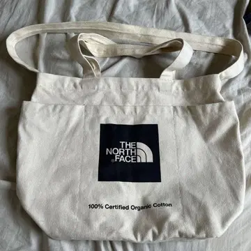 THE NORTH FACE 토트백 크림색