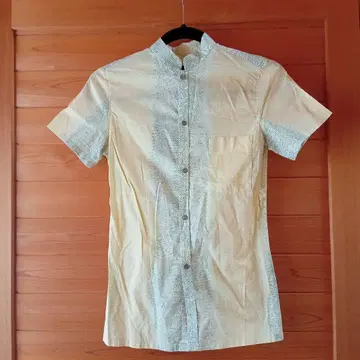 A.P.C 크로커다일 패턴 셔츠