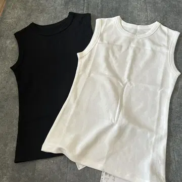 라운지드레스 Loungedress 골지 슬리브리스 티셔츠 묶음 판매