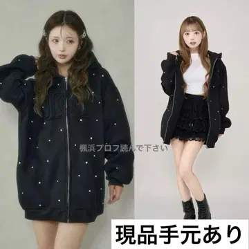 다리치 DD 로고 비쥬 지퍼 후드티 블랙
