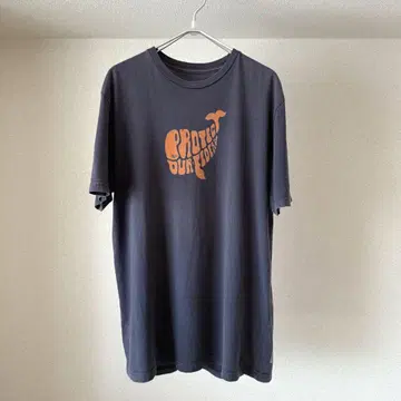 patagonia USA 90년대 오가닉 코튼 L 페이드 고래