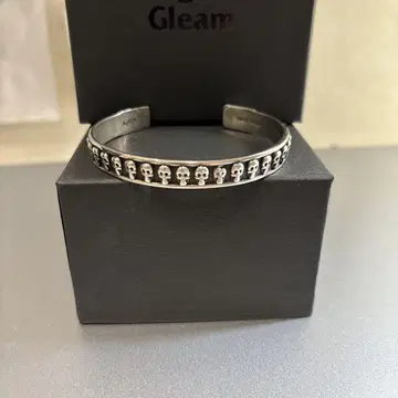 Alexander McQueen 스컬 뱅글 실버 925
