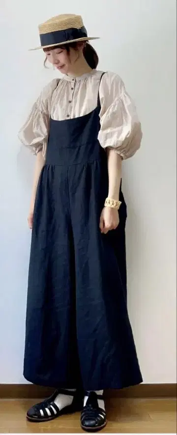 츠하루 바이 사만사 모스모스 제품 염색 개더 블라우스