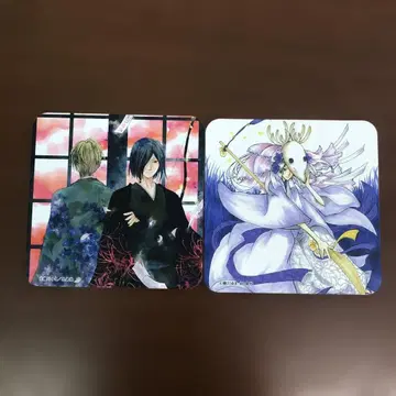 나츠메 우인장 원화전 20주년 콜라보 카페 코스터 2매 세트