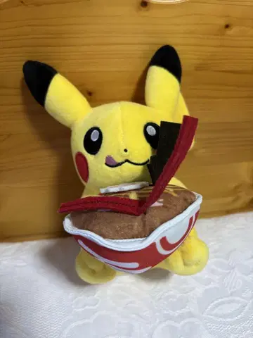 피카츄 라면 봉제 인형