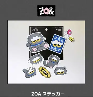ZO&FRIENDS 팝업 ZOA 스티커 g-dragon