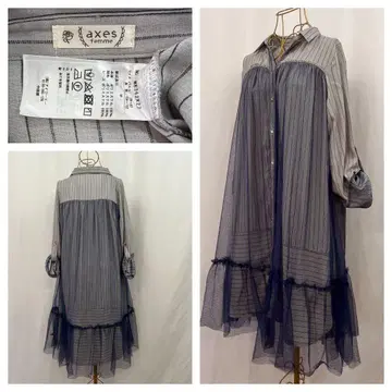 axes femme 튤 레이어드 튜닉