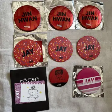 iKON JAY 진환 캔뱃지 세트