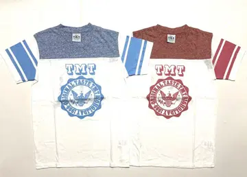TMT 티셔츠 99 화이트 파랑 L