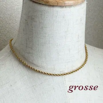 grosse 그로쎄 목걸이 초커 골드