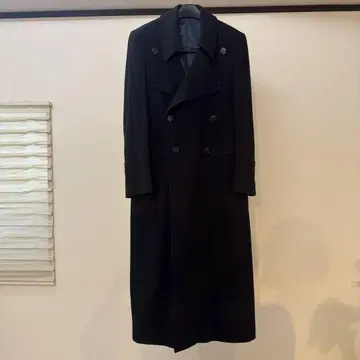 MARIO MATTEO 롱 코트 네이비