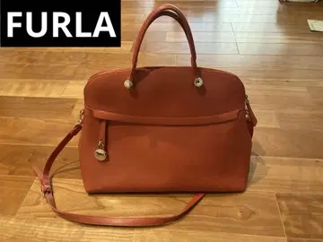 FURLA 레드 핸드백 파이퍼