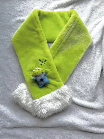 USED 디즈니 리틀그린맨 머플러