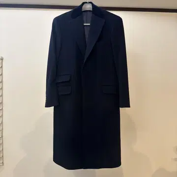 네이비 체스터필드 코트