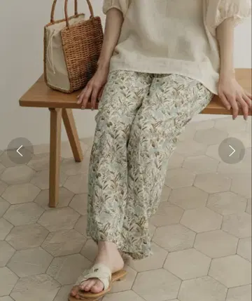 어반 리서치 플라워 이지 팬츠 S