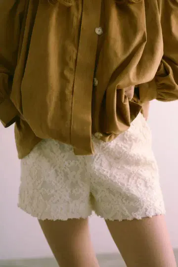 ecmile jacquard short pants